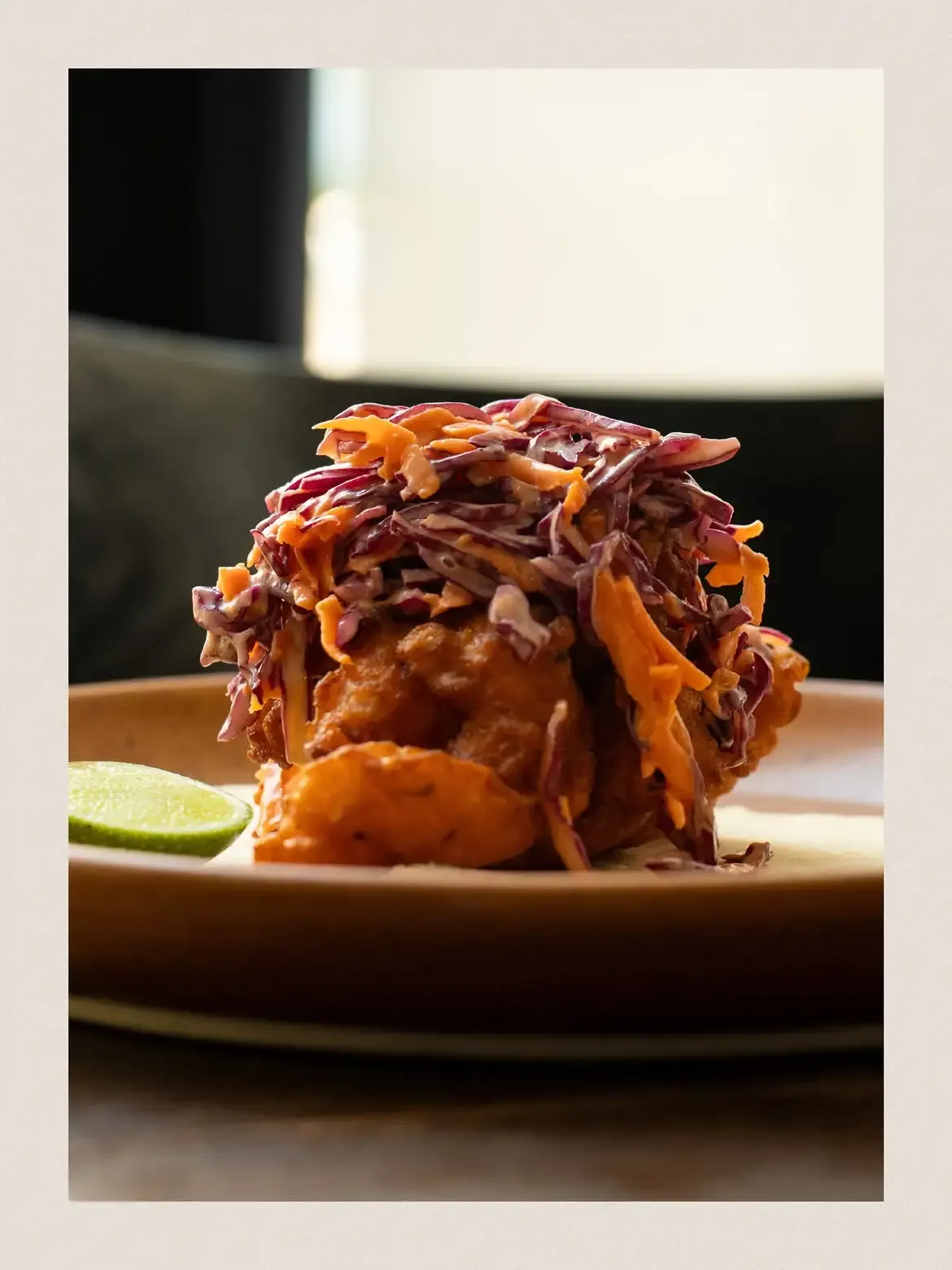 Taco crunch de mariscos de Don Gato Topolobampo